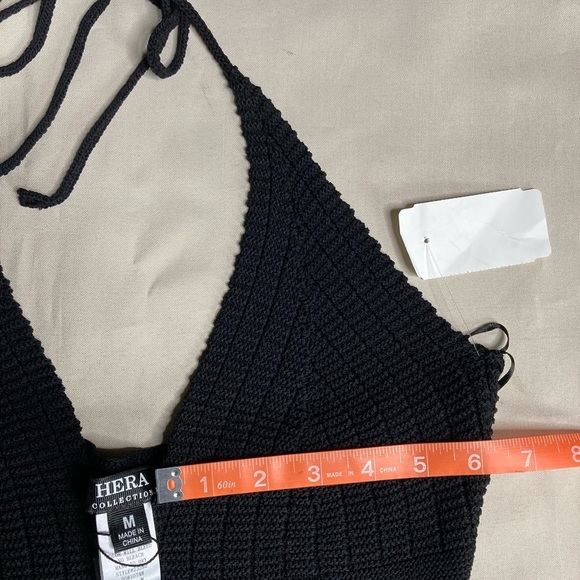 NEW Hera Collection Black Halter Romper - Picture 15 of 16